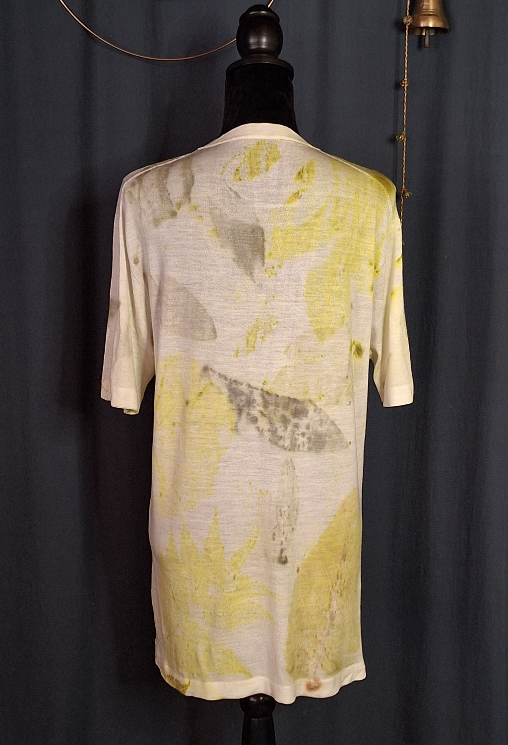 SEVA Unisex – lână Merino 100% – piesă unicat ecoprint | perfectimperfect – detaliu 6