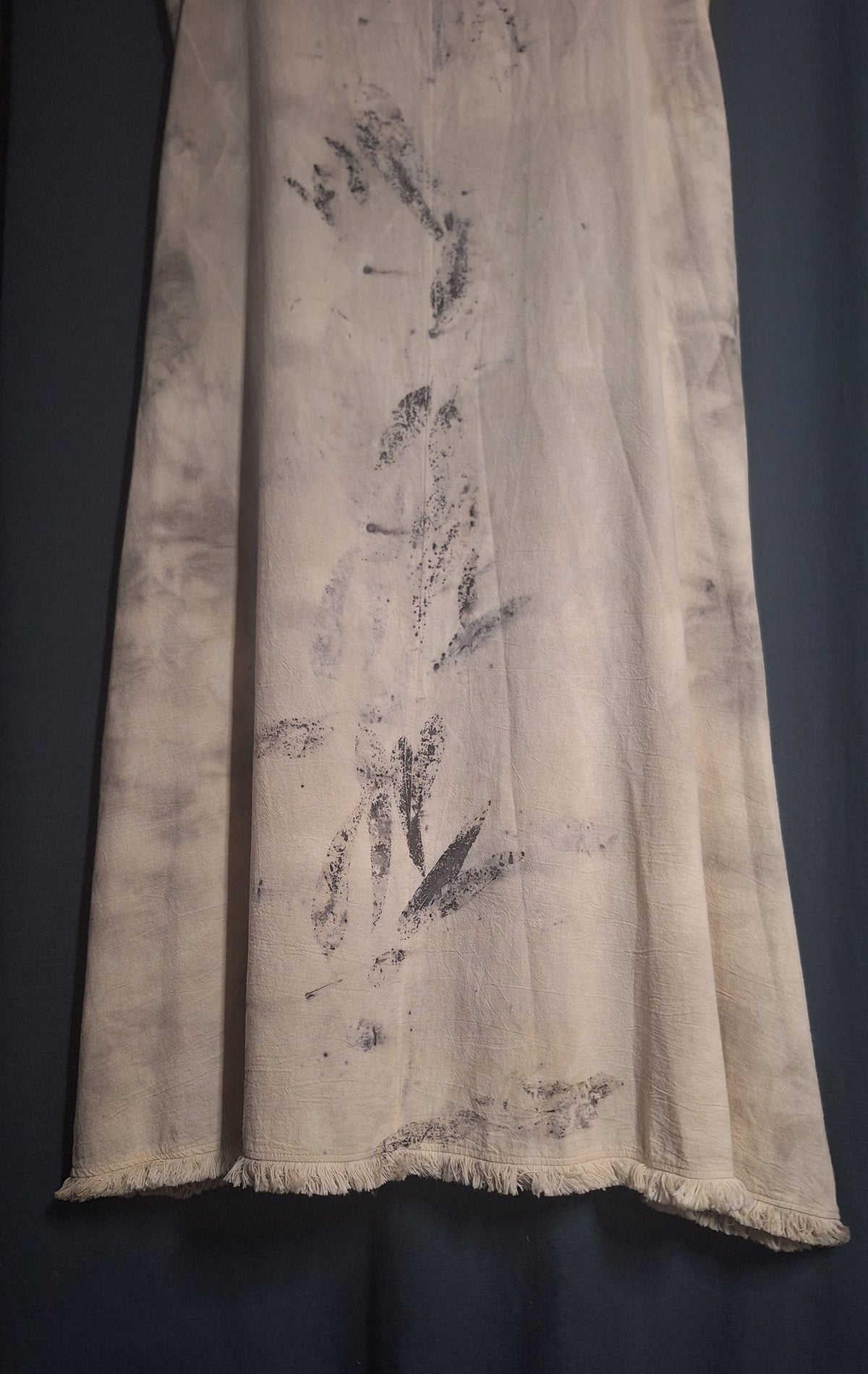 FLOW | Rochie bumbac fără mâneci – frunze imprimate