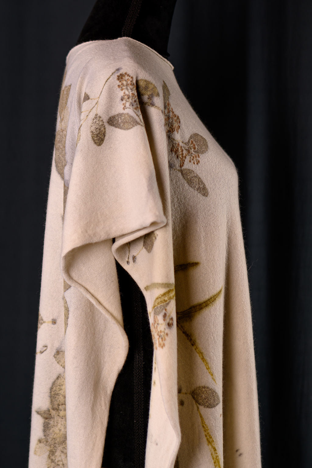 Rochie tip poncho GRACE| lână Merino 100 %fină| #050